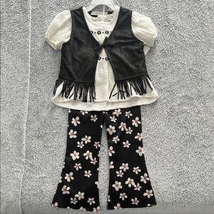 Rachel Zoe Black and White Kids Matching 3 pc Set NWT
